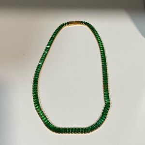BRACHA Candybar Necklace in Emerald